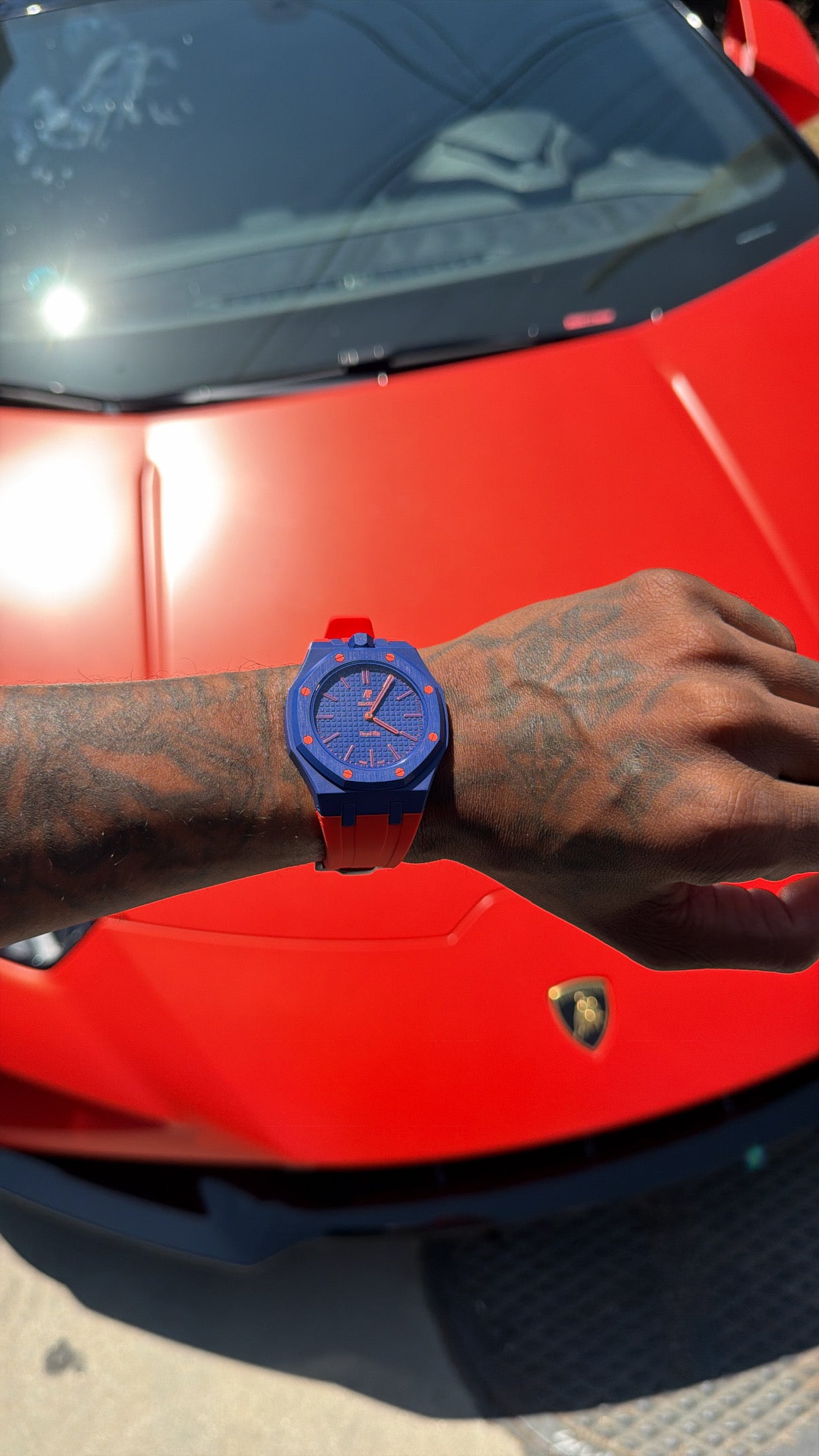 Royal Pop Swatch AP rubber band!
